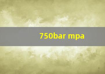 750bar mpa